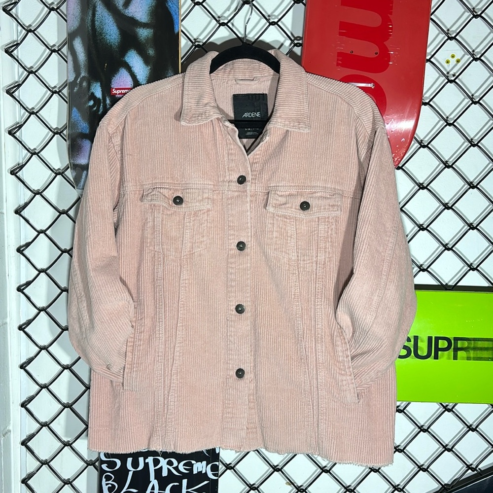 Ardene’s Pink Corduroy Coat